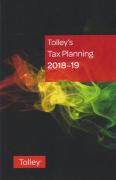 Cover of Tolley's Tax Planning 2018-19