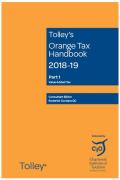 Cover of Tolley's Orange Tax Handbook 2018-19