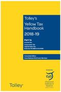 Cover of Tolley's Yellow Tax Handbook 2018-19