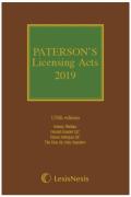 Cover of Paterson's Licensing Acts 2019