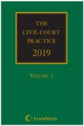 Cover of The Civil Court Practice 2019: The Green Book