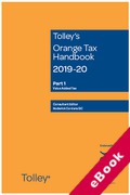 Cover of Tolley's Orange Tax Handbook 2019-20 (eBook)