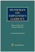 Cover of Munkman on Employer's Liability