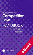 Cover of Butterworths Competition Law Handbook 2019 (eBook)