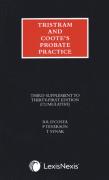 Cover of Tristram and Coote's Probate Practice 31st ed: 3rd Supplement