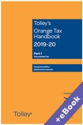 Cover of Tolley's Orange Tax Handbook 2019-20 (Book & eBook Pack)