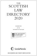 Cover of The Scottish Law Directory 2020