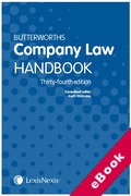 Cover of Butterworths Company Law Handbook 2020 (eBook)