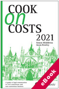Cover of Cook on Costs 2021 (eBook)