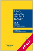 Cover of Tolley's Yellow Tax Handbook 2021-22 (eBook)