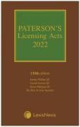Cover of Paterson's Licensing Acts 2022