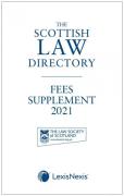 Cover of The Scottish Law Directory: Fees Supplement 2021