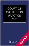 Cover of Court of Protection Practice 2021 (eBook)