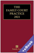 Cover of The Red Book: The Family Court Practice 2021 with Autumn Supplement (Book & eBook Pack)