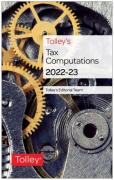 Cover of Tolley's Tax Computations 2022-23