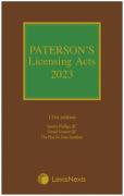 Cover of Paterson's Licensing Acts 2023