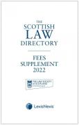 Cover of The Scottish Law Directory: Fees Supplement 2022