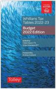 Cover of Whillans Tax Tables 2022-23: Budget Edition