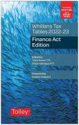 Cover of Whillans Tax Tables 2022-23: Finance Act Edition