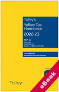 Cover of Tolley's Yellow Tax Handbook 2022-23 (eBook)