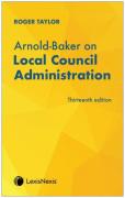 Cover of Arnold-Baker on Local Council Administration