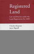 Cover of Registered Land: Law and Practice under the Land Registration Act 2002