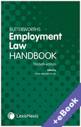 Cover of Butterworths Employment Law Handbook 2022 (Book & eBook Pack)