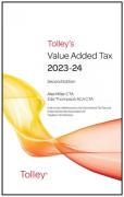 Cover of Tolley's Value Added Tax 2023-24: 2nd edition