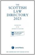 Cover of The Scottish Law Directory 2023