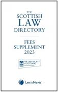 Cover of The Scottish Law Directory: Fees Supplement 2023
