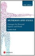 Cover of Munkman and Exall on Damages for Personal Injuries and Death