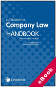 Cover of Butterworths Company Law Handbook 2023 (eBook)