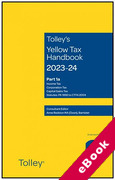 Cover of Tolley's Yellow Tax Handbook 2023-24 (eBook)