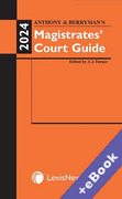 Cover of Anthony & Berryman's Magistrates Court Guide 2024 (Book & eBook Pack)