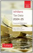 Cover of Whillans Tax Data 2024-25 (Finance Act edition)