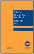 Cover of Tolley's Orange Tax Handbook 2024-25