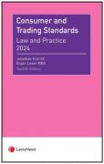 Cover of Consumer and Trading Standards: Law and Practice 2024