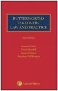 Cover of Butterworths Takeovers: Law and Practice