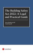 Cover of Building Safety Act 2022: A Legal and Practical Guide