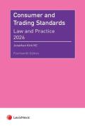 Cover of Consumer and Trading Standards: Law and Practice 2026