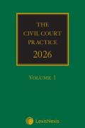 Cover of The Civil Court Practice 2026: The Green Book