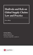 Cover of Hodivala and Rab on Global Supply Chains: Law and Practice