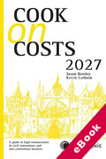 Cover of Cook on Costs 2027 (eBook)
