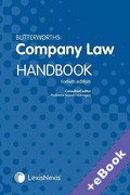 Cover of Butterworths Company Law Handbook 2026 (Book & eBook Pack)