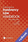 Cover of Butterworths Insolvency Law Handbook 2026 (Book & eBook Pack)
