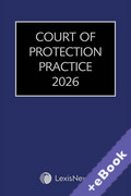Cover of Court of Protection Practice 2026 (Book & eBook Pack)