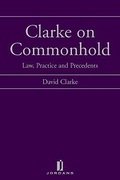 Cover of Clarke on Commonhold Law, Practice and Precedents Looseleaf