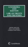 Cover of Underhill and Hayton: Law of Trusts and Trustees 19th ed: 2nd Supplement