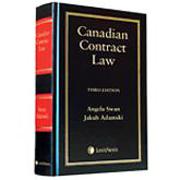 Cover of Canadian Contract Law