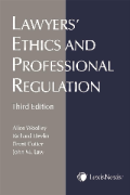 Cover of Lawyers' Ethics and Professional Regulation